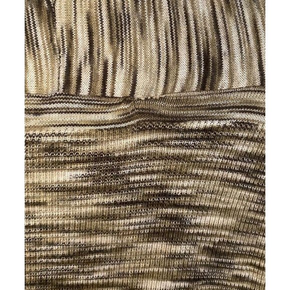 Kensie Women's Cardigan Sz L Multicolor Soft Stripe, Raw Long sleeve /pull front - Picture 6 of 6